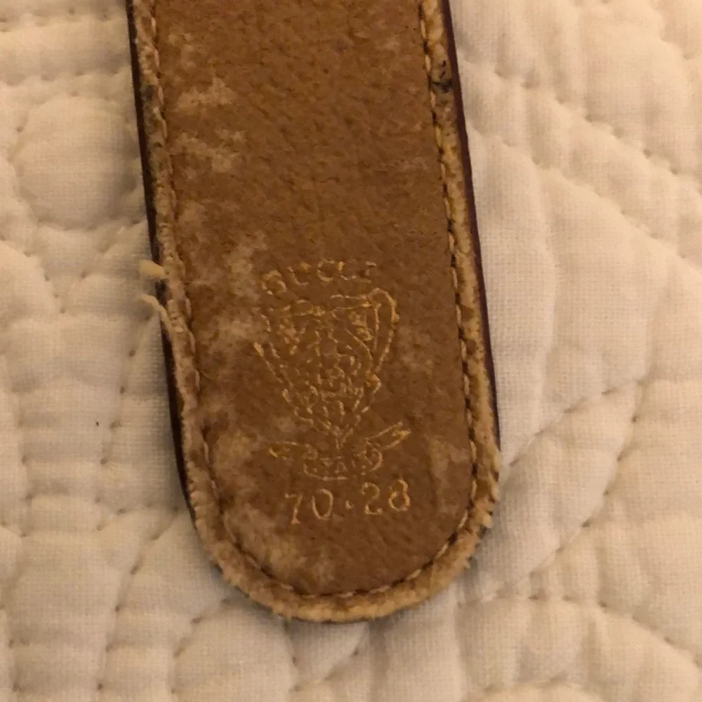 GUCCI child’s saddle color unisex vintage leather belt